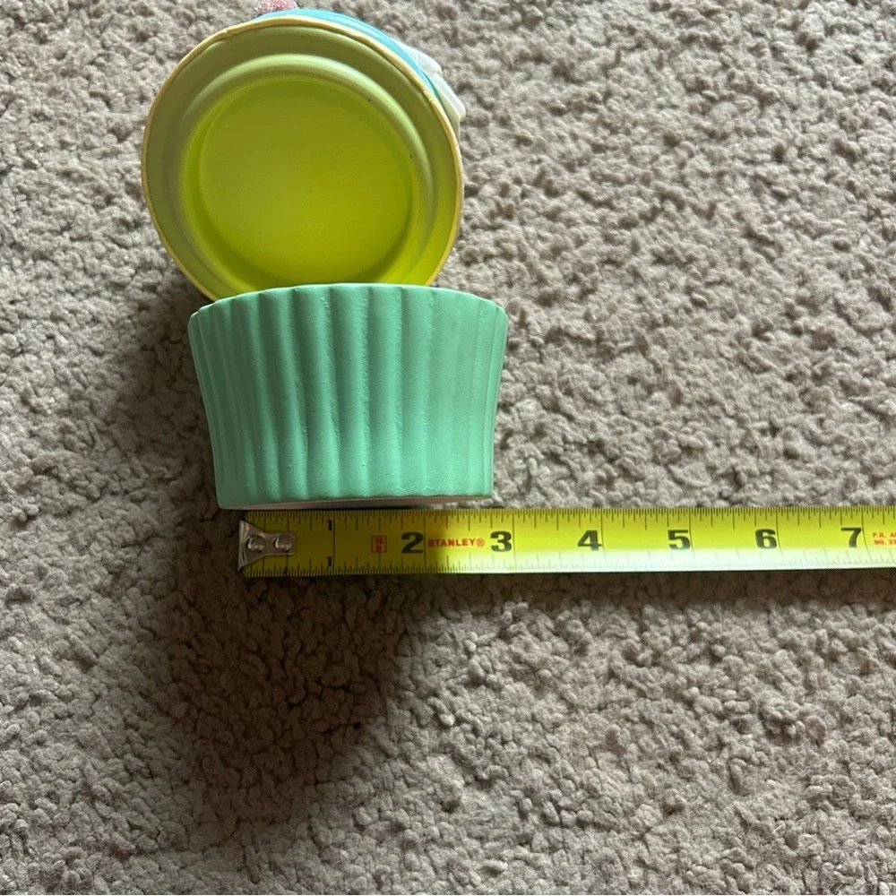 Happy 21st Birthday Ceramic Cupcake Trinket Coin Holder